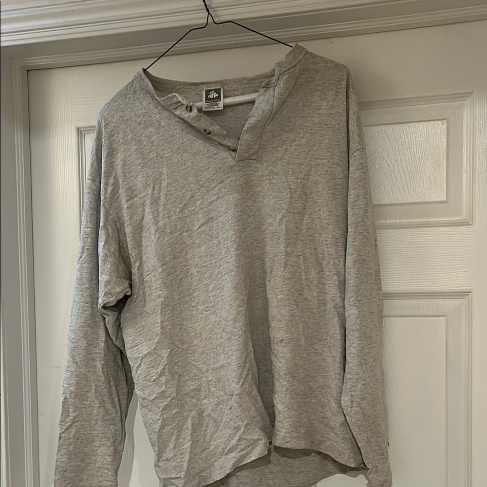 Gray Long Sleeve Shirt